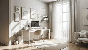 Minimalist Small Home Office