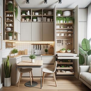 Cocina portátil  Portable furniture, Space saving furniture, Kitchen  design small